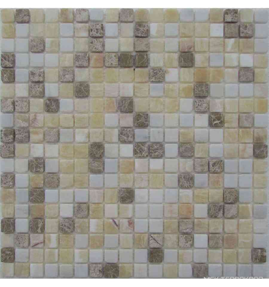 Мозаика из камня на сетке M20-098-15T ZZ 30.5x30.5