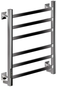 Полотенцесушитель электрический , 50х60, скрытое подключение, шнур с вилкой, цв. хром, ZZ Veconi Barro-A B6050CH-A