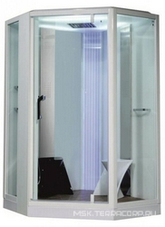 Душевая кабина Orans SR-89106S белая, с баней