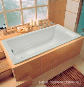 Ванна 1700x700xh440мм, без панели, слива-перелива, ножки в компл., литой мрамор цв.белый глянец., Нейт ZZ Астра-Форм нейт Ванна Нейт 1700х700