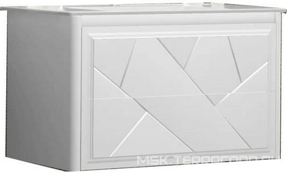 Тумба Луиджи 90 подвесная, цвет белый матовый, без раковины Ibiza 91, ZZ