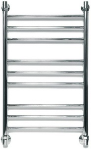 Полотенцесушитель "-люкс" гр2 1000*400 мм, подключение 1"*3/4, с кранами перекрытия (2шт) и установочный набор в комплекте, цв.хром ZZ Ника ЛП ЛП гр2 100/40 / Люкс