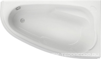 Акриловая ванна Cersanit Joanna 140 R ультра белый 140x90x42 Cersanit joanna s361415