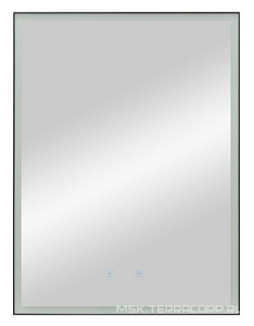 Зеркало Art&Max Arezzo 60х80 черное ZZ Art & Max Romantic AM-Are-600-800-DS-FC-H-Nero / к.т. 420303