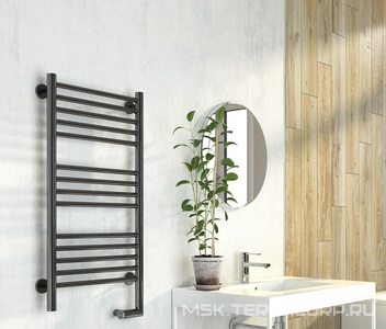 Полотенцесушитель "" 1000*500 мм, электрический, пульт управления слева, в комплекте 4 телескоп.кроншт. ZZ Сунержа Модус 9004-5601-1050