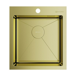 Мойка кухонная Omoikiri Akisame 46-LG светлое золото| 51x46x20