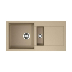 Мойка кухонная Omoikiri Sakaime 86-2-СH шампань| 43x86x22