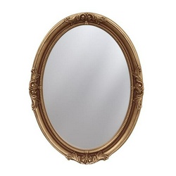 Зеркало овальное в раме (рама пластик ППУ цвет B-026 - (VOT) эмаль бронзовая), 62х82см, Caprigo ZZ