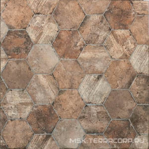 Керамогранит для пола CIR chicago Esagona State Street (giallo/marrone) 24x27.7 Серый 10473901