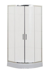 UNO-R-2-80-M-Cr Душевой уголок , матовое стекло, профиль хром | ZZ