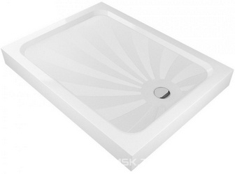 Поддон для душа Alex Baitler AB12917H-1, 120x90 см, антискольз. покр, (сифон, каркас, экран в компл), ZZ