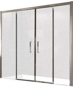 Штора на ванну 4-х секц., сдвижная, 1700хh1500мм, (профиль цв.хром, стекло прозрачное 4/6мм), Х1 / PL SDS KL Huppe X1 X1 EASY ENTRY KY C K252K 1700 '092-321 / PL SDS