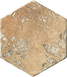 Recupera Esagona Flora Cotto Ocra XX |24x27,7