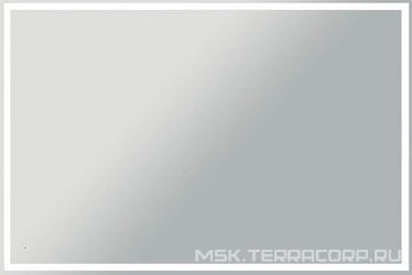 Зеркало 1000x30x800мм, реверс., с встроен.по периметру светильником, сенсорн.выключателем, 12W, 220-240V, BelBagno ZZ