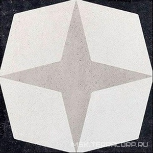 Декор Fioranese Cementine Black & White B&W 1 20x20 CBW20C1