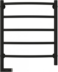 Полотенцесушитель " 2.0" 600*500 мм, электрический,  слевый, цв. черный матовый,  ZZ Сунержа Галант 31-5200-6050