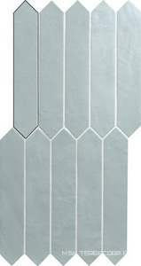 Керамическая плитка для стены APE Ceramica Switch Off Blue Matt  4,3x24,3 n126529