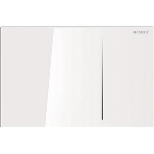 Клавиша двойного смыва, (стекло цв.белый),  ZZ Geberit Sigma 70 115.620.SI.1