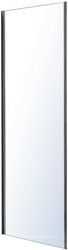 UNIQUE-100-FIX-M-Cr Боковая панель, матовое стекло, профиль хром | ZZ