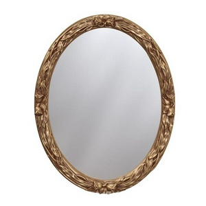 Зеркало овальное в раме (рама пластик ППУ цвет B-026 - (VOT) эмаль бронзовая), 75х95см, Caprigo ZZ Caprigo Универсал PL 720  цвет B-026 - (VOT) эмаль бронзовая