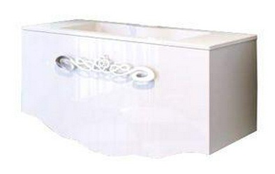 Тумба 100х44хh53см, подвесная, под раковину, (цв.белый, ручка цв.хром), Cher ZZ