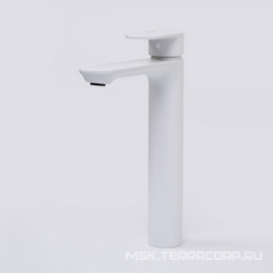 Смеситель для раковины  8503H без д/к, цв.белый ZZ Wasserkraft Mindel 8503H