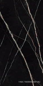Керамогранит для пола и стены AtlasConcorde Россия EMPIRE Empire Calacatta Black 80x160 Lapp/ЭМПАИР КАЛАК. БЛЭК 80x160 ЛАП 610015000605