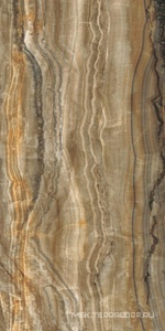 Керамогранит для пола и стены Idalgo Гранит Оникс  коричневый LLR лаппат   60x120 ID9075b053LLR