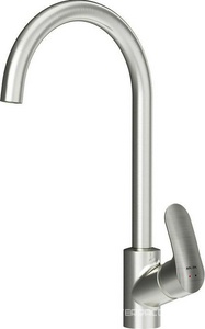 Смеситель для кухни с каналом для питьевой воды, (цв.сатин),  XX AMPM Like F8007711