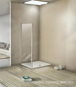 Боковая часть 100 см (SP-100-C-CH). для душевого ограждения ,  проф.хром, стекло прозрачное ZZ Good Door ANTARES АН00017