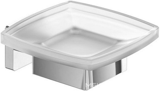 Мыльница настенная, (цв.хром/матовое стекло),  ZZ Villeroy & Boch Elements – Striking TVA15202000061