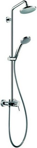 Душевой набор (в компл. верх. душ 160 мм, ручной душ Croma100Vario 28535, шланг 160 см ), Croma 100 Showerpipe ZZ Hansgrohe Showerpipes 27154000