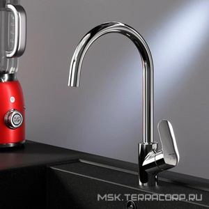 Смеситель для кухни , излив 27 см, цв.хром AMPM Like F8007100