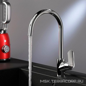 Смеситель для кухни , излив 27 см, цв.хром AMPM Like F8007100