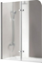 ECO-O-V-21-120/140-P-Cr-L Душевая шторка на ванну | ZZ