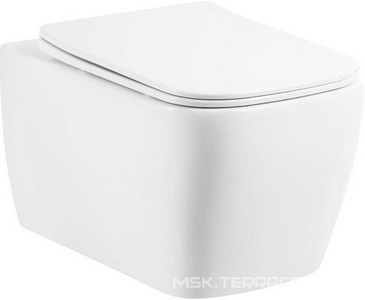 Унитаз подвесной, безободковый, 510х350х340мм, без сиденья, крепеж в компл., Veneto ZZ BelBagno veneto BB132CHR