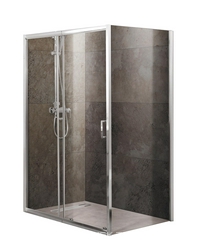 UNIQUE-AH-1-110/125-80-C-Cr Душевой уголок | ZZ