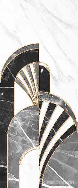 Noir white decor 01XX |25x60