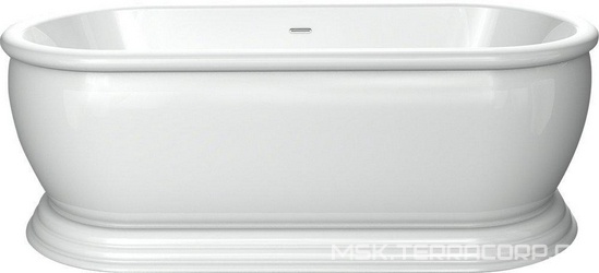 Ванна свободностоящая1760x790x600 мм, акрил, БЕЗ слива-перелива и накладки на перелив, BelBagno ZZ