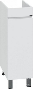 Тумба напольная " 29"29x49x87 см для стиральной машины, БЕЗ раковины Юпитер 90 L, цвет белый ZZ Санта Марс 700290