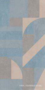 Керамогранит для пола и стены Gardenia Orchidea Gioia  Decoro Scandi (4 pz) ZZ60x120 PF09653