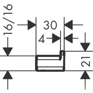 Крючок (цв.шлифованная бронза),  ZZ Hansgrohe AddStoris 41742140