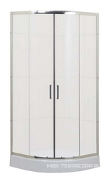 UNO-R-2-95-M-Cr Душевой уголок , матовое стекло, профиль хром | ZZ