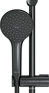 Душевой набор  (ручн. душ 1 функций, штанга 70 см, шланг 1750см, крепл. ), черный AMPM Gem F0190022