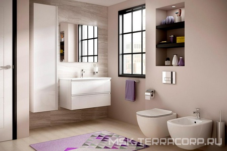 Унитаз подвесной 365х535мм, безободковый Aquablade, без сиденья, крепёж в компл.,  Ideal Standard Tesi T007901