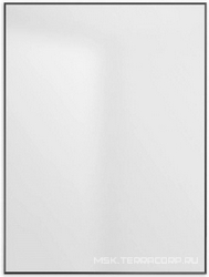 Зеркало 600х20х800мм, реверсивное, в алюминиевой раме, (цв.Nero), BelBagno ZZ