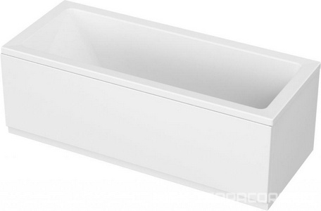 Ванна 180х80хh49см, прямоугольная, БЕЗ мет. каркаса, (акрил),  ZZ Cezares Plane Solo PLANE SOLO-180-80-49-W37