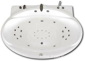 E", 1850х1240,  ГМ4, СМ12,  контрол. 200,подсветка 1 лампа, смес./изив "Бриз/Линкольн (Б)", без панели, каркас и слив-перели XX