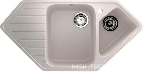 Мойка кухонная Ulgran U-409-331 белая| 50x97x20