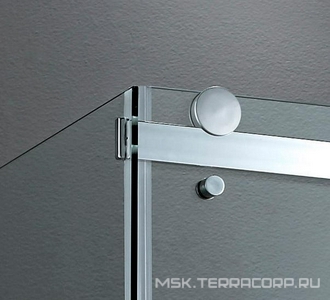 Душевой уголок 900х900хh1950мм, квадрат, 2 сдвиж.дверцы с 2 неподв. сегм., вход 465мм, (стекло прозрачное 8мм, фурн.цв.хром), Stilus-M ZZ Cezares Stylus M STYLUS-O-M-A-2-90-C-Cr